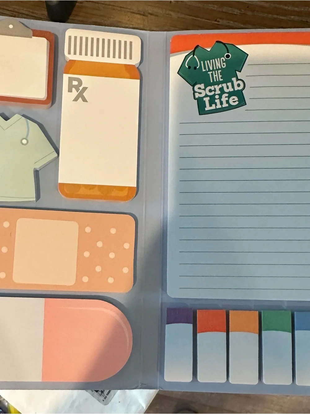 Medical-Themed Sticky Note Set